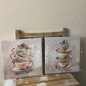 Shabby chic canvas